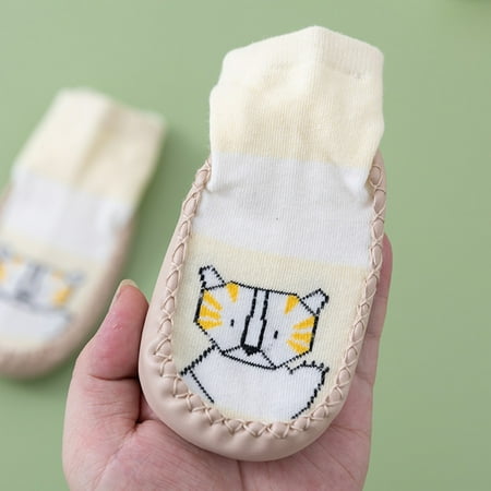 

Toddler Sandals Baby Shoes Shoes Soft Sole Shoes Cartoon Animal Print Non Slip Breathable Socks Socks Shoes Boys Sandals