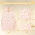 thumbnail image 3 of BUTIED Schoolbag Set with Cute Bow, Lightweight Bookbag with Shoulder Bag Pencil Case, Perfect for 4-12, 3 of 7