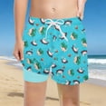 thumbnail image 2 of Shadoumai Swimming Trunks for Boys 14-16 Drawstring 3d Funny Print Swimming Short Comfortable Beach Bathing Suit Toddler Swimsuit Swimwear Boys Swimming Trunks, 2 of 4