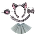 thumbnail image 4 of Conjunto de diadema con orejas de , disfraz adorable para niñas, y adultos, ideal para espectáculos., 4 of 8