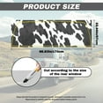 thumbnail image 7 of SEANATIVE Truck Rear Window Decal 66.9" x 22.4" Back Window Graphic Decal for Trucks Pickup SUV Perforated Vinyl Graphic Stickers Universal Fit Car Decorations, Cow Print White Black, 7 of 7