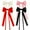 Black+Beige+Pink+Red, variant on 4PCS Hair Bows for Women Girls Silky Bow Hair Ribbon Clips with Long Tail Alligator Metal Clips Hair Bows