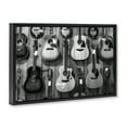 thumbnail image 4 of Stupell Industries Acoustic Guitars Hanging Entertainment Painting Black Floater Framed Canvas Art Print Wall Art, 31 x 21, 4 of 10
