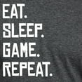 thumbnail image 3 of CafePress - Eat Sleep Game Repeat T Shirt - Mens Tri-blend T-Shirt, 3 of 4
