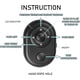 thumbnail image 3 of El control remoto Bluetooth se aplica al Controlador de desplazamiento tiktok, el control remoto del obturador de la Cámara de control remoto inalámbrico se aplica a Android e Ios (negro), 3 of 7