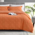 thumbnail image 1 of Maple&Stone Queen Duvet Cover Set Pieces Textu Tufted Boho Bedding Sets Zipper Closure Design with Ties Duvet Cover + Pillow Shams Comforter NOT Included ( Queen Siz, 1 of 7