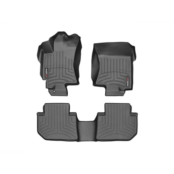 WeatherTech Custom Fit FloorLiners compatible with 2006-2014 Subaru Tribeca - 1st & 2nd Row, Black