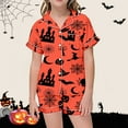 thumbnail image 2 of Weebloom Girls Halloween Pajamas Robes Soft Comfortable Toddler Casual With Lapel Collar Outfit Girl Sleepwear 10-11 Years, 2 of 4