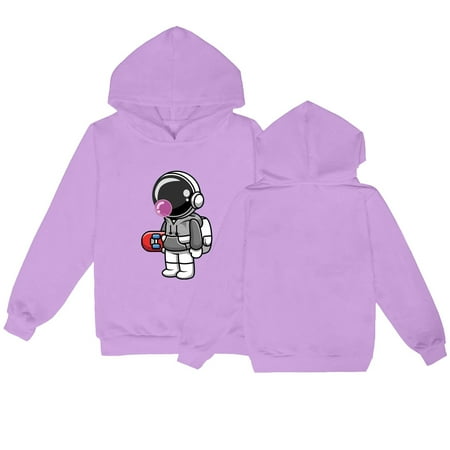 

YongANs Kids Girls Boys Casual Sweatshirts Cute Pattern Printed Children Hoodie Primary School Students Spring and Autumn Casual Thin Hoodie