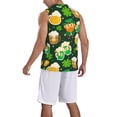 thumbnail image 5 of Easygdp Christmas Men's Mesh Basketball Jersey Quick Drying Sleeveless Shirts Fitted Muscle Tank Tops Sport Round Neck T-Shirt - Small, 5 of 9