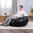 thumbnail image 4 of Sillon Inflable Puff Bestway Aterciopelado Súper Cómodo Negro, 4 of 5