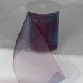 thumbnail image 2 of The Ribbon People Blue and Red Shimmering Crystal Organdy Wired Edge Ribbon 4" x 27 Yards, 2 of 2
