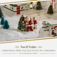 thumbnail image 2 of Spode Christmas Tree Miniature Christmas Village Figural Decoration, Snowy Christmas Village Set, Ceramic Holiday Decor - Festive Holiday Decorations for Indoor Display (Santa with Children), 2 of 7