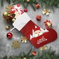 thumbnail image 5 of GZHJMY Christmas Santa Claus Christmas Stockings 1PCS, Large Xmas Stockings Gift Decorations and Party Supplies,Used for Fireplace Decoration Socks Christmas Tree Decoration, 5 of 7