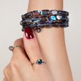 thumbnail image 2 of Milky Way | .925 Sterling Silver | Galaxy Glass Ring, 2 of 12