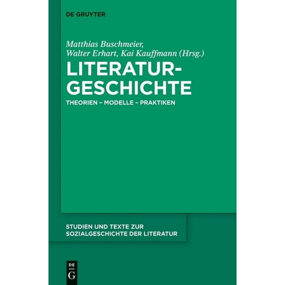 Studien Und Texte Zur Sozialgeschichte d Literaturgeschichte, Book 138, (Hardcover)