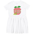 thumbnail image 3 of Inktastic Apple School is Cool Girls Toddler Dress, 3 of 5