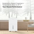 thumbnail image 6 of TCL 50 Pint 4,500 Sq Ft Smart Dehumidifier with Pump (White) - ENERGY STAR, Alexa/Google Assistant Compatible - W50D9P3, 6 of 15