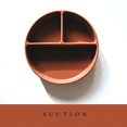 thumbnail image 4 of Love & Adore Suction Round Silicone Plate with Matching Cup (Clay), 4 of 5