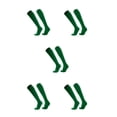 thumbnail image 3 of kurtrusly Football Socks With Style - Comfortable And Breathable For Field And Exercise Does Not Stuffy The Feet Solid Color Socks green Children's code 5Set, 3 of 6