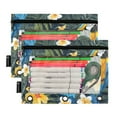 thumbnail image 2 of Parrots Birds and Flowers 2 Pack Pencil Pouch for 3 Ring Binder Smooth Zipper Folders with Pockets Clear Window Pencil Case, 2 of 6