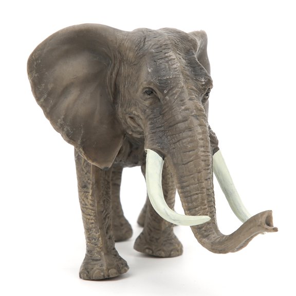 Modelo animal, juguete de elefante modelo animal de plástico de alta simulación, muy versátil