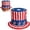 A, variant on Veterans Day Banner Sign Uncle Memorial Day Decor Wire Edge for Veterans Day Gathering Red Easy to Hang for Birthday Party