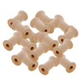 thumbnail image 1 of Conjunto de 20 carretes de madera bobinas de alambre nociones de costura punto perfke Carretes de hilo vacío, 1 of 9