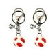 thumbnail image 1 of Guardurnaity 2 uds llavero Mini llavero de dibujos animados moderno hecho a mano chica exquisito bolso duradero Auto colgante decoración regalos de fiesta Accesorios de disfraces fútbol rojo Guardurnaity AP014137-02, 1 of 6