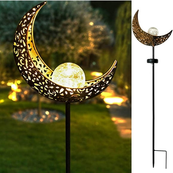 Dvkptbk Solar Light Wrought Iron Outdoor Solar Lamp Lamp Hollow Projection Lamp Suitable for Patio Lighting Lamps & Lighting