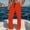 Orange, variant on Ankola Men’s Solid‑Color Pajama Pants, Loose Straight‑Leg Loungewear Trousers with Pockets & Drawstring Waist