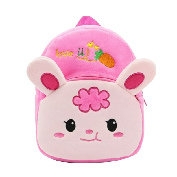 Xihbxyly Mochila de Peluche, Estampado de Personajes Adorables, Tela de Terciopelo Suave, Diseño Ligero, Versátil para Picnics, Viajes y Escuela, Cómoda para Estudiantes Jóvenes, Tamaño 30 X 25 Cm
