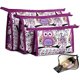 thumbnail image 1 of Set of 3 Makeup Bags for Women, Waterproof Travel Bag, Cosmetic Bag, Handbag, Clutch, Zipper, Wallet, 1 of 5