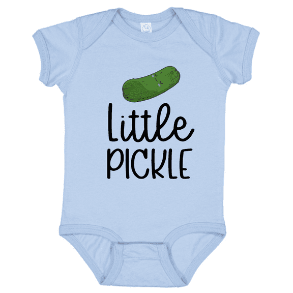 Baby Onesie Hub Little Pickle Baby Bodysuit, Cute Boys and Girls Baby Gift