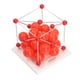 thumbnail image 3 of Modelo molecular de metal, modelo de estructura molecular de cristal de piedra, herramienta para laboratorio de aula., 3 of 14