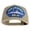 Khaki, variant on USS Arizona BB 39 Blue Patched Solid Cotton Twill 5 panel Mesh Back Cap - Khaki OSFM