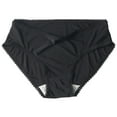 thumbnail image 2 of Women's Mid Rise Soft Seamless Lace Edge Breathable Thin Ice Silk Briefs Womens Underware, 2 of 3