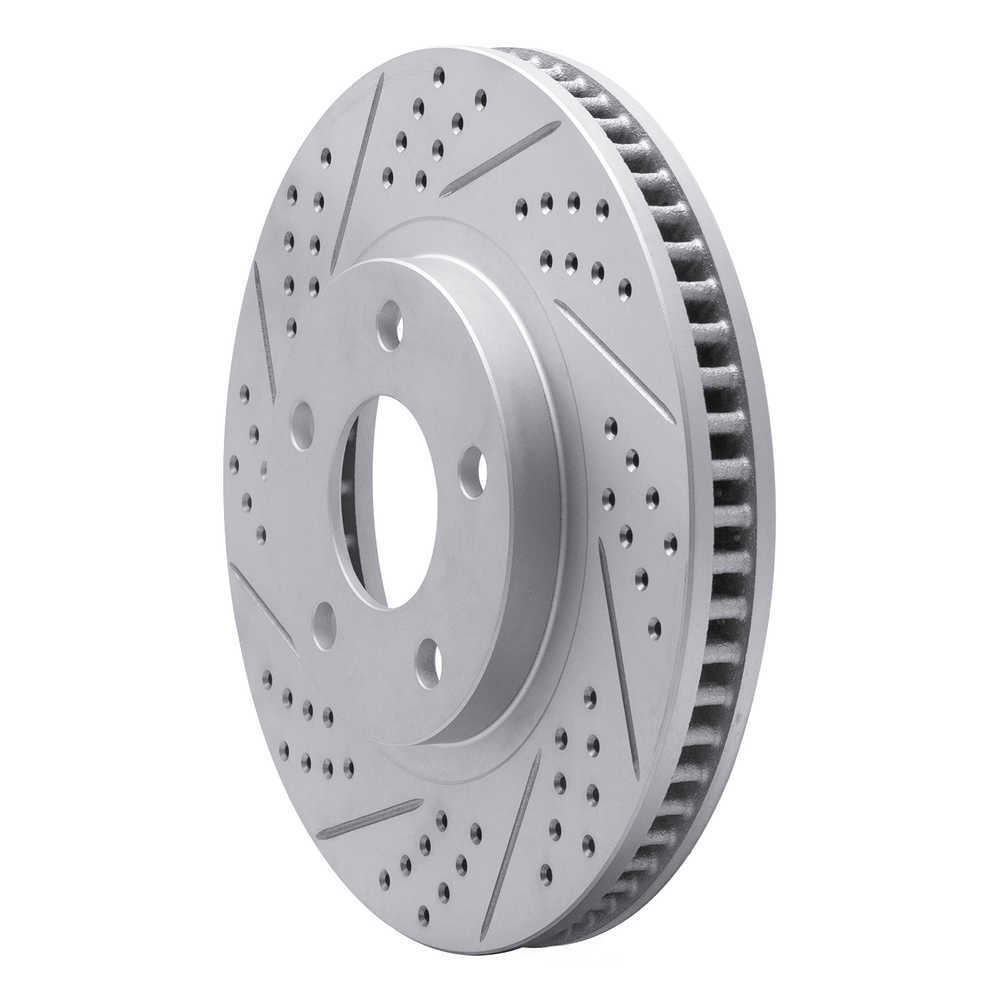 Dynamic Friction Company 830-45008L DFC Geoperformance Rotor - Drilled and Slotted