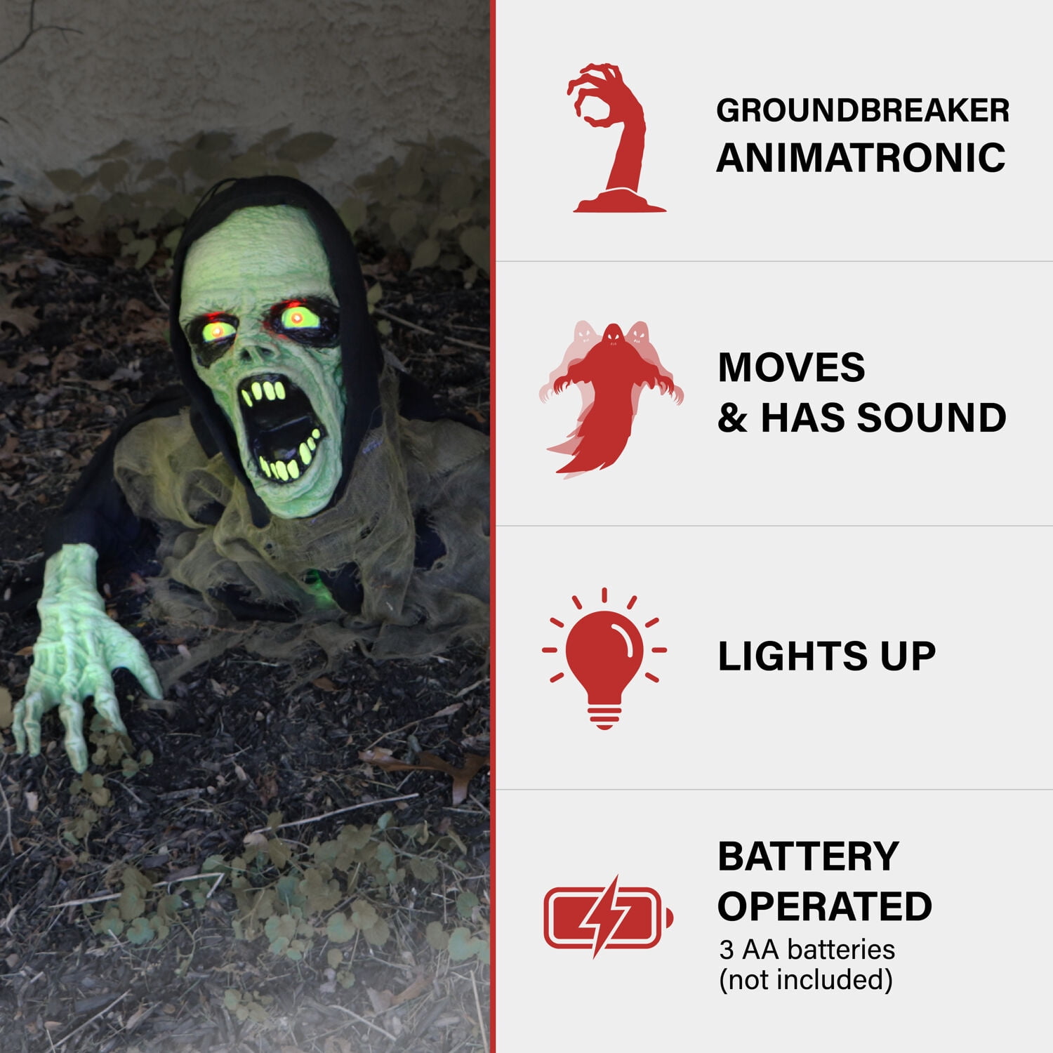 Haunted Hill Farm 21 in Trevor the Animated Zombie Groundbreaker, HHRPR-1LSA