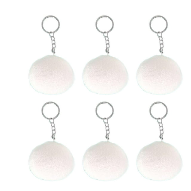 6 llaveros de sublimación de moda, accesorios para manualidades de bricolaje de doble cara. 65 cm x 73 cm