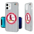 thumbnail image 6 of St. Louis Cardinals Cooperstown Pinstripe iPhone Clear Case, 6 of 7