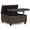 Mink Brown, variant on Trent Home 36" Transitional Square Coffee Table Ottoman in Mink Brown