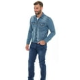 thumbnail image 5 of Men's Denim Jackets Trucker Jacket For Men Classic Denim Outwear, 5 of 6