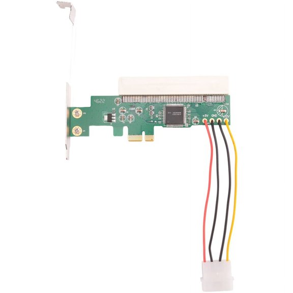 PCIE to PCI Adapter Express X1 Expansion Card Riser Board ASM1083 Chipset with 4-Pin Power Connector