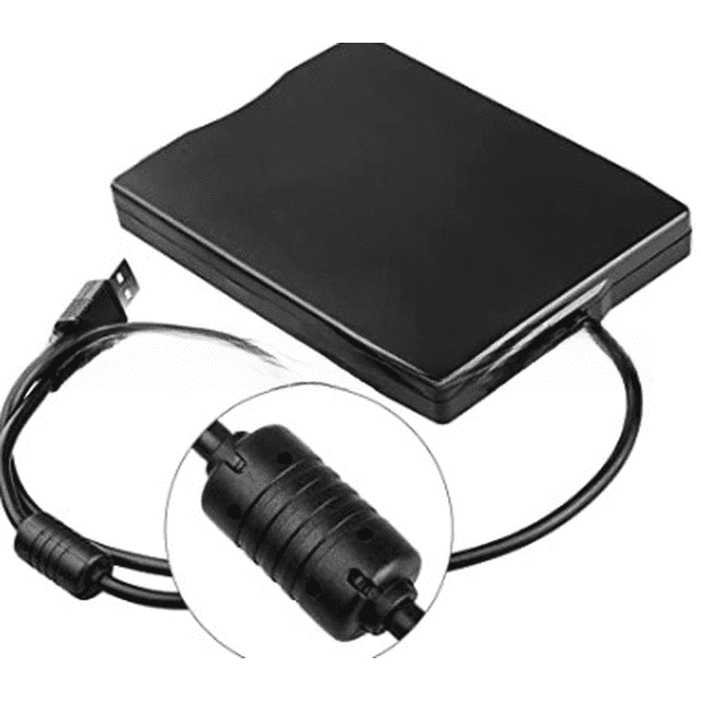 Unidad de disquete externa USB Unidad de disquete externa móvil Unidad de disquete de computadora de 3,5 pulgadas 1,44 m USB FDD