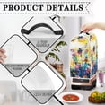 thumbnail image 4 of HELLHERO Dragonfly and Floral Pattern Food Processor Cover for Kitchen Lightweight, 4 of 6