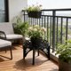 thumbnail image 4 of Soporte para plantas de hierro forjado, suelo de pie, portamacetas interiores exteriores de un solo nivel, estantería metálica, balcón, salón, decoración del hogar, 4 of 6