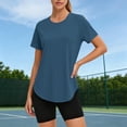 thumbnail image 6 of AnuYalue Women's Sun Shirts UPF 50+ Sun Protection Short Sleeve Athletic T-Shirt Lightweight Top Tshirts Swim Tee Shirt, 6 of 9
