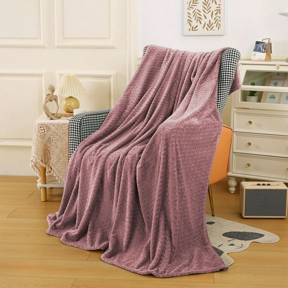 Specollect Clearance 4Pcs Flannel Multifunctional Summertime Throw Blanket - Super Soft, Cozy, and Warm Knitted Throw Blanket for Couch, Sofa, Bed, and Room Decor All Seasons Use 70x100cm