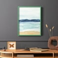 thumbnail image 6 of Watercolor Ocean Horizon II Framed Print in Green Solid Wood 8 x 10 Framed Print, 6 of 6